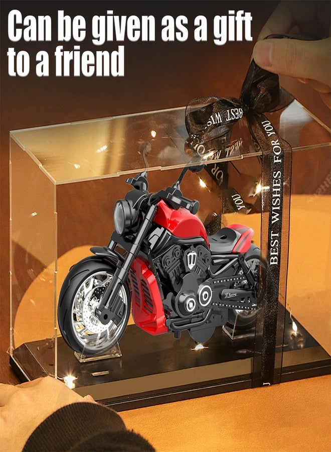 MLcnleS Alloy Metal Diecast Motorcycle Model Toy Set, 4 Pack of 1:12 Scale Die-Cast Motorcycles, Pull Back Function Toy Moto Bike for Kids Boys Girls and Collectors - Image 4